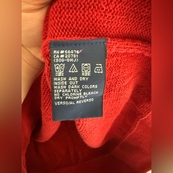 Tommy Hilfiger Knit Pullover Sweater Mens SZ L Long Sleeve Crew Neck Preppy Fall - Picture 4 of 7